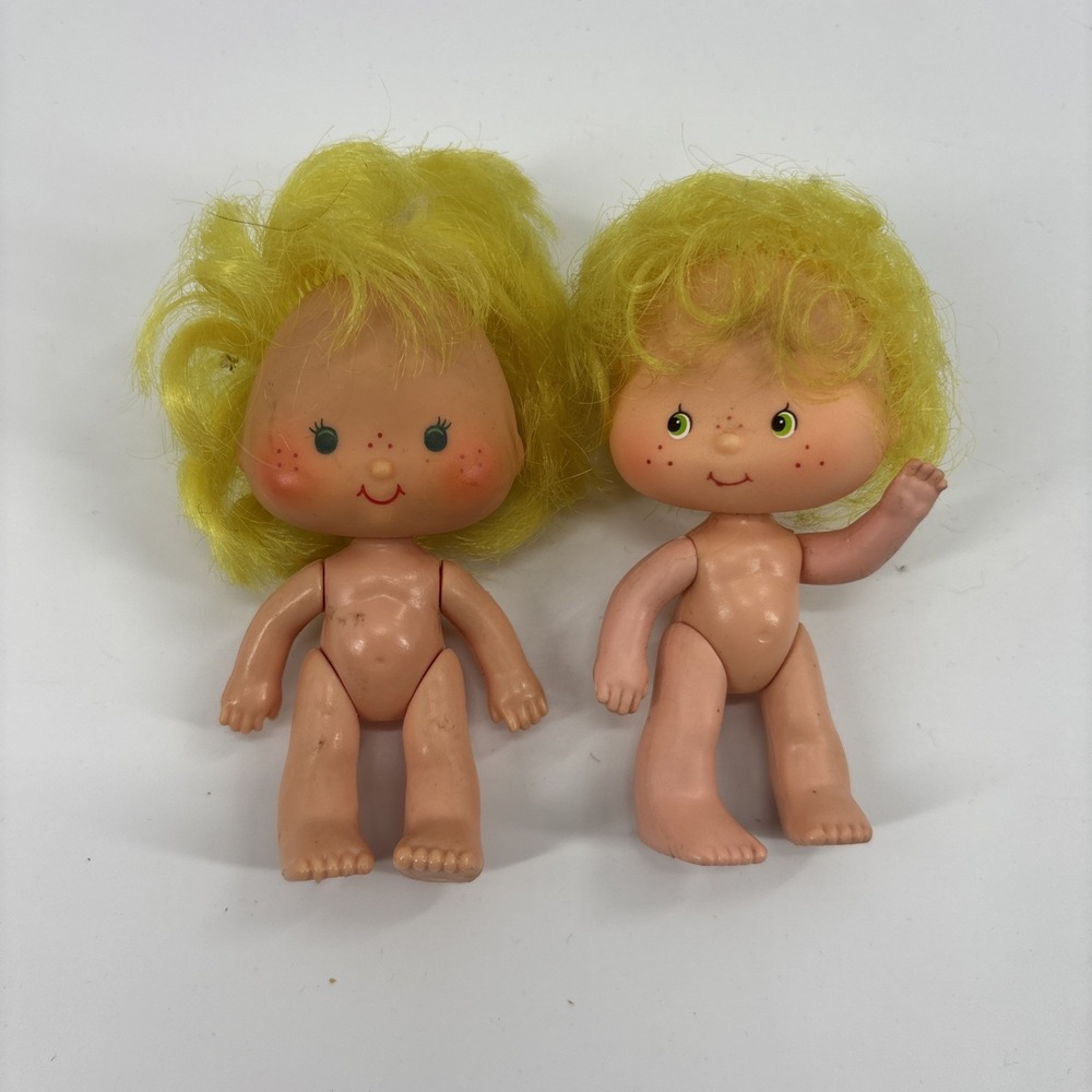 2 Vintage 1979 American Greetings Strawberry Shortcake Lemon Meringue Baby Doll